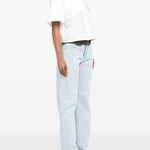 Camicia crop a maniche corte in bianco Mm6 maison margiela - donna 
