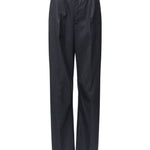 Pantaloni palazzo gessati in grigio scuro MM6 Maison Margiela - uomo 