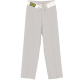 Pantaloni con dettaglio risvolto in grigio MM6 Maison Margiela - donna 