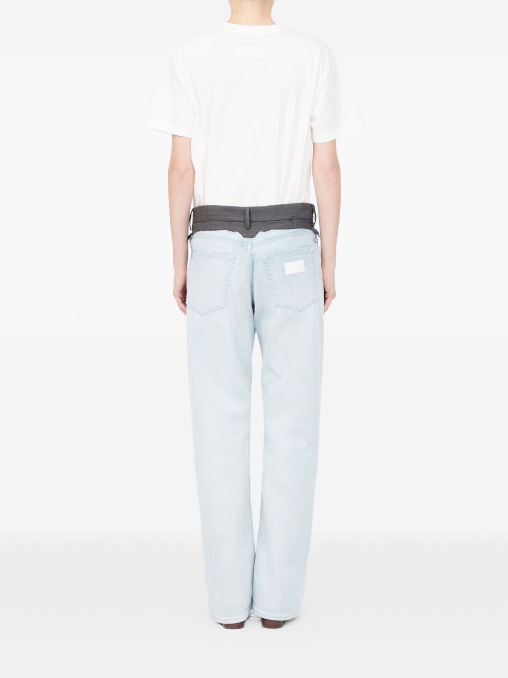 Pantaloni sartoriali con 5 tasche in blu Mm6 maison margiela - donna 