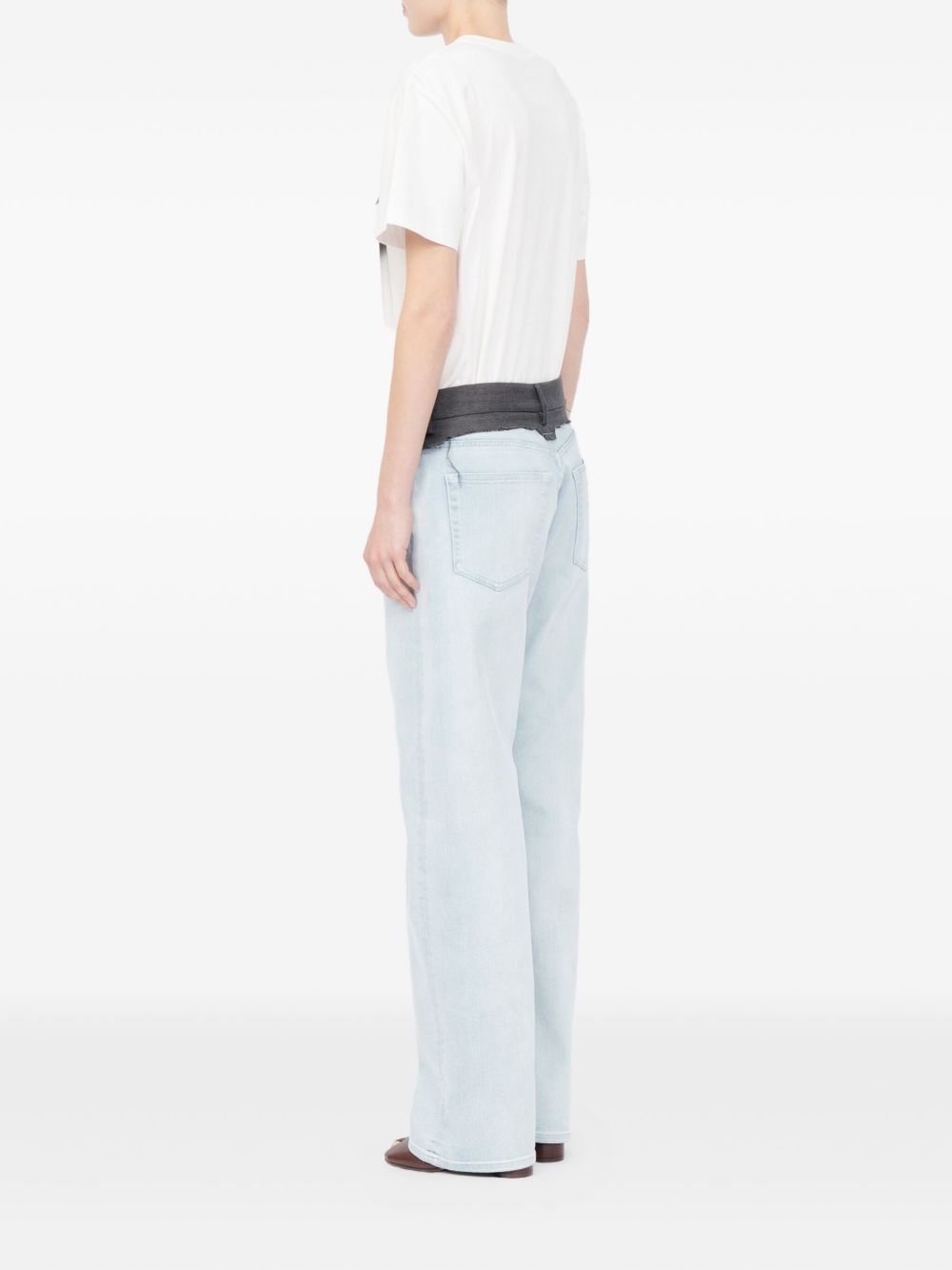 Pantaloni sartoriali con 5 tasche in blu Mm6 maison margiela - donna 