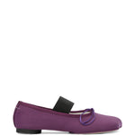 Ballerine anatomiche con fiocco in viola Mm6 maison margiela - donna 