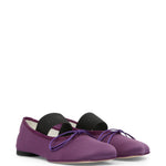Ballerine anatomiche con fiocco in viola Mm6 maison margiela - donna 