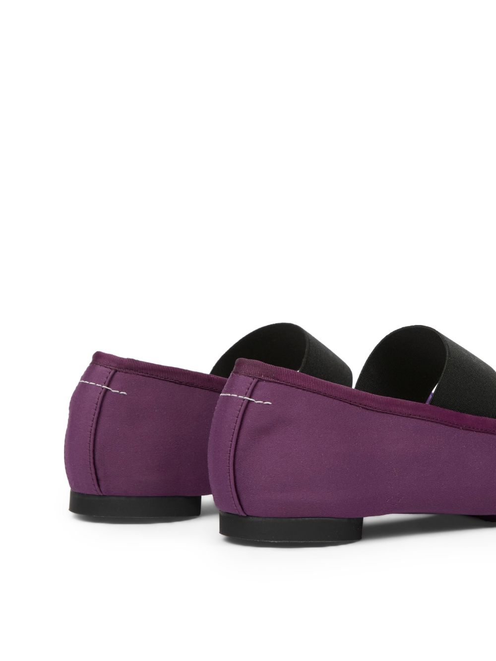 Ballerine anatomiche con fiocco in viola Mm6 maison margiela - donna 