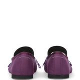 Ballerine anatomiche con fiocco in viola Mm6 maison margiela - donna 