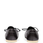 Ballerina con elastico con logo in nero Mm6 maison margiela - donna 
