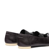 Ballerina con elastico con logo in nero Mm6 maison margiela - donna 