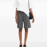 T-shirt a maniche corte con logo in bianco Mm6 maison margiela - unisex 