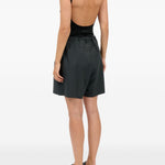 Shorts con pieghe in grigio Mm6 maison margiela - donna 