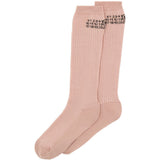 Calzini bootleg con logo in beige Mm6 maison margiela - donna 