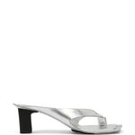 Sandali metallizzati in argento Mm6 maison margiela - donna 