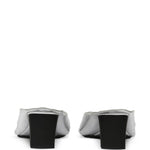 Sandali metallizzati in argento Mm6 maison margiela - donna 