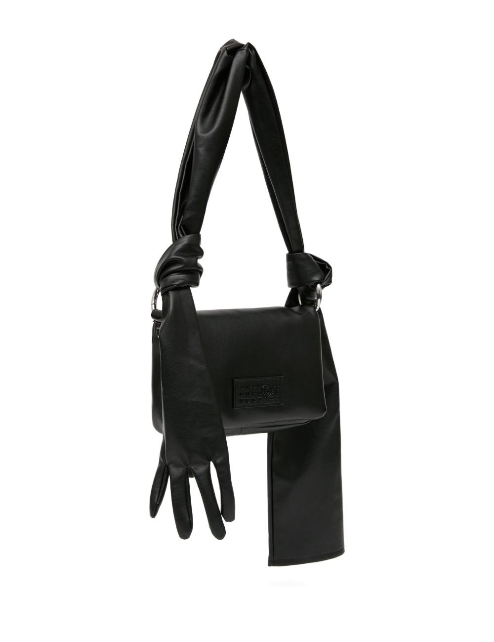 Borsa a spalla glove in nero Mm6 maison margiela - donna 