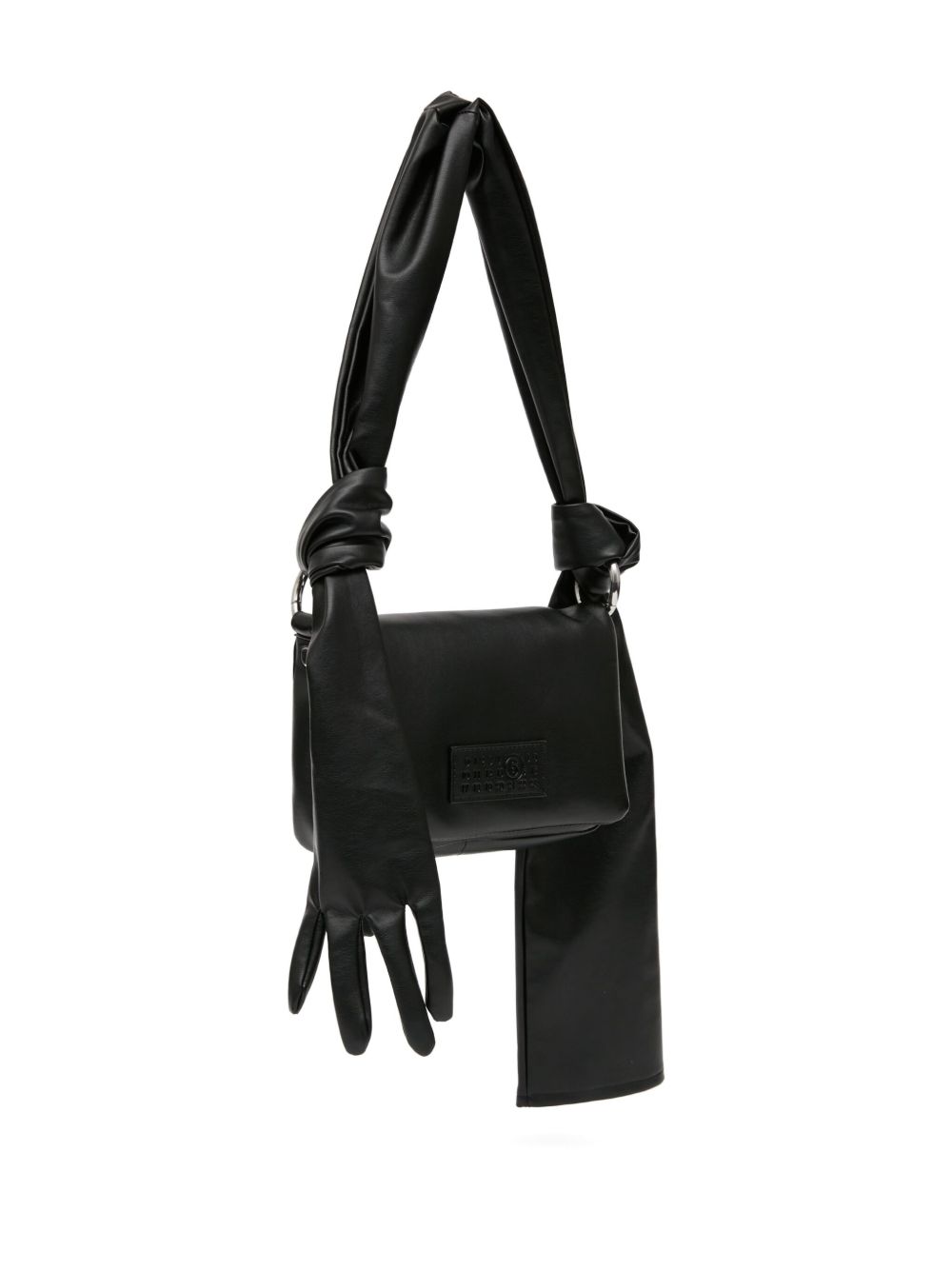 Borsa a spalla glove in nero Mm6 maison margiela - donna 