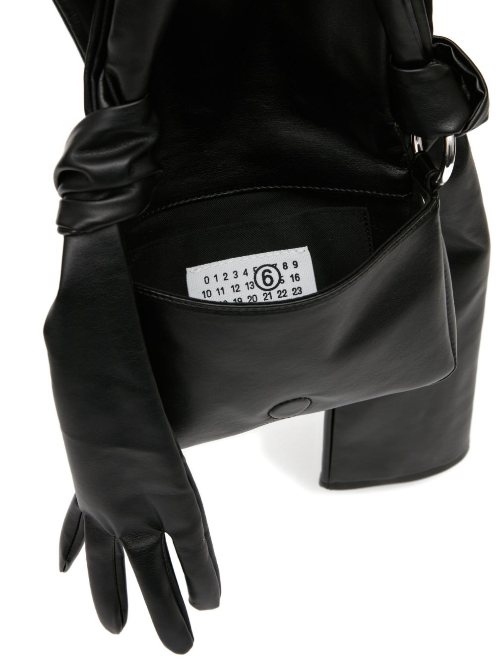 Borsa a spalla glove in nero Mm6 maison margiela - donna 