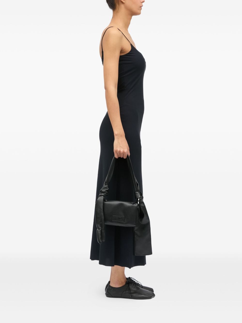 Borsa a spalla glove in nero Mm6 maison margiela - donna 
