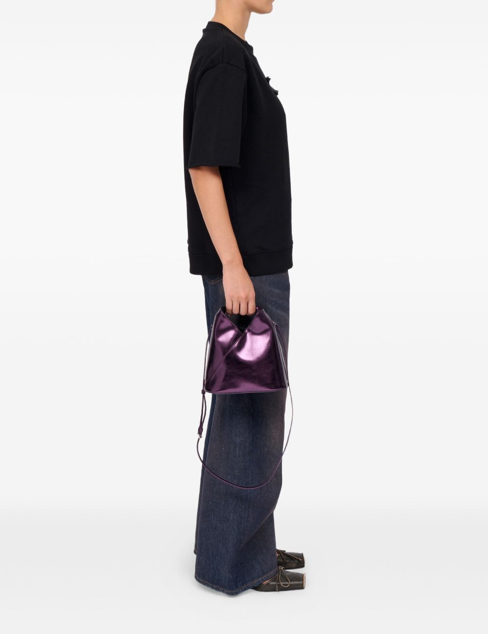 Borsa a mano Japanese in viola MM6 Maison Margiela - donna 