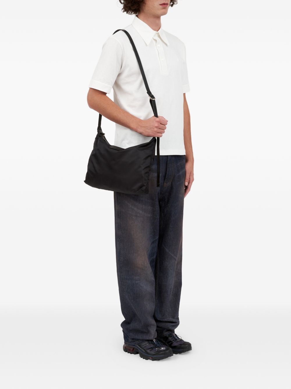 Borsa a tracolla messenger in rosa MM6 Maison Margiela - donna 