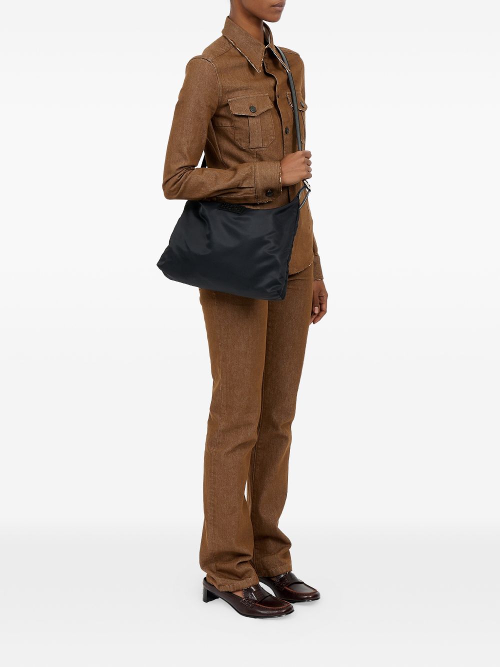 Borsa a tracolla messenger in rosa MM6 Maison Margiela - donna 