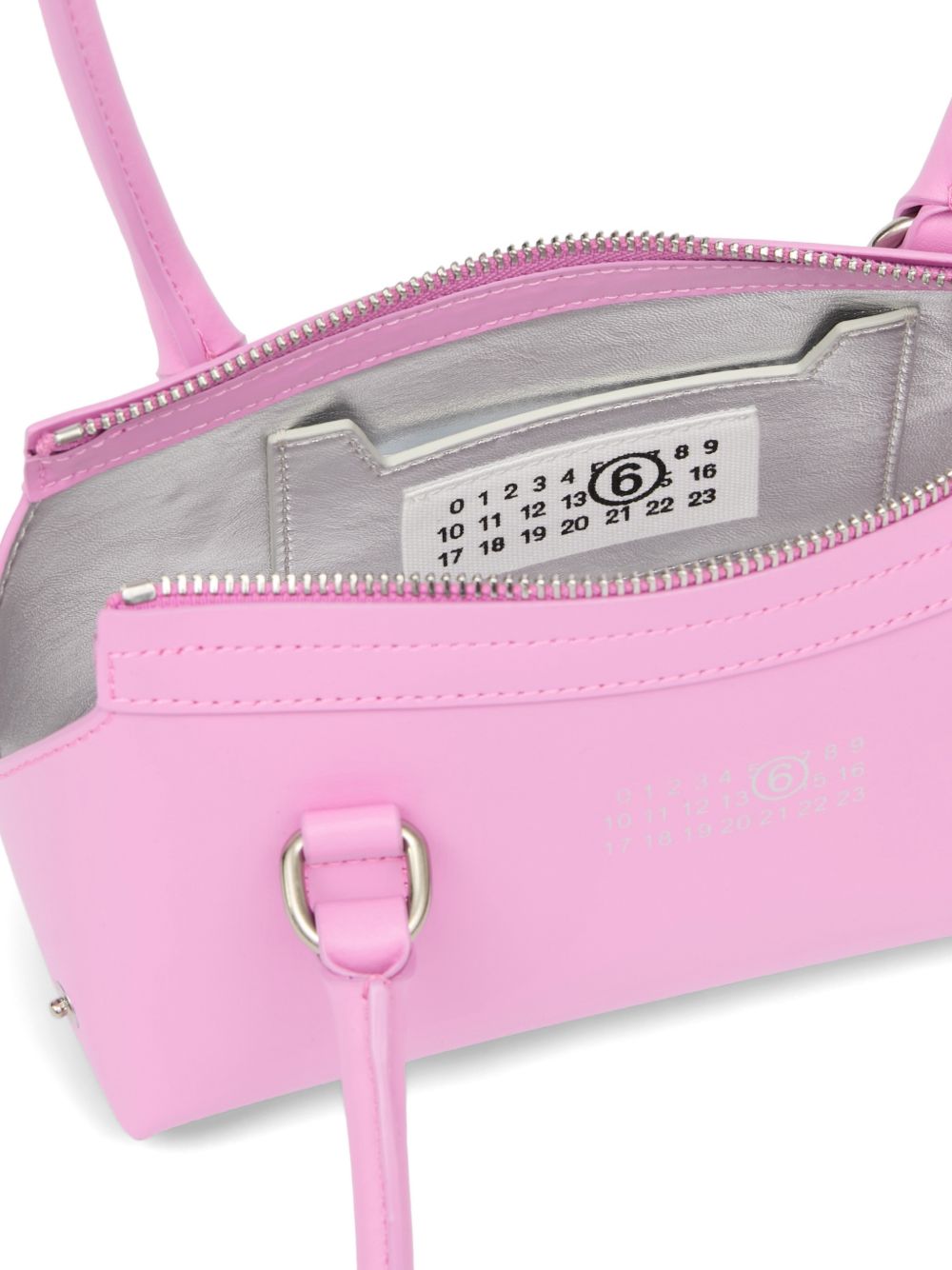 Borsa a spalla bauletto J mini in rosa MM6 Maison Margiela - donna 