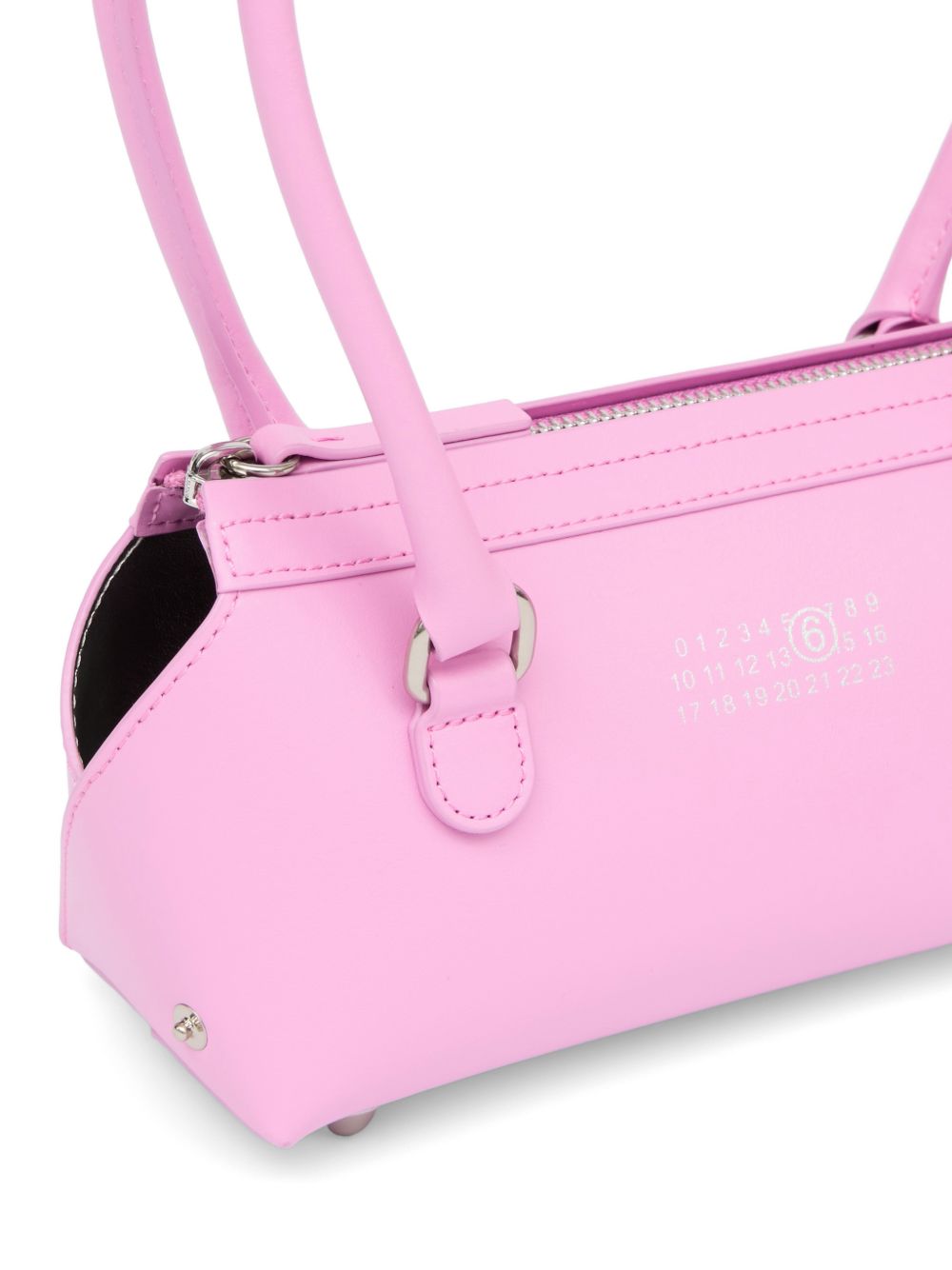 Borsa a spalla bauletto J mini in rosa MM6 Maison Margiela - donna 