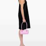 Borsa a spalla bauletto J mini in rosa MM6 Maison Margiela - donna 