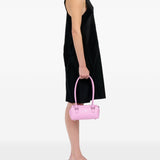 Borsa a spalla bauletto J mini in rosa MM6 Maison Margiela - donna 