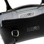 Borsa a spalla bauletto J mini in nero MM6 Maison Margiela - donna 