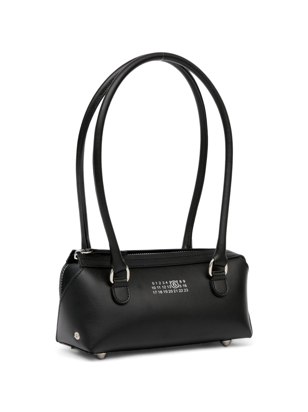 Borsa a spalla bauletto J mini in nero MM6 Maison Margiela - donna 