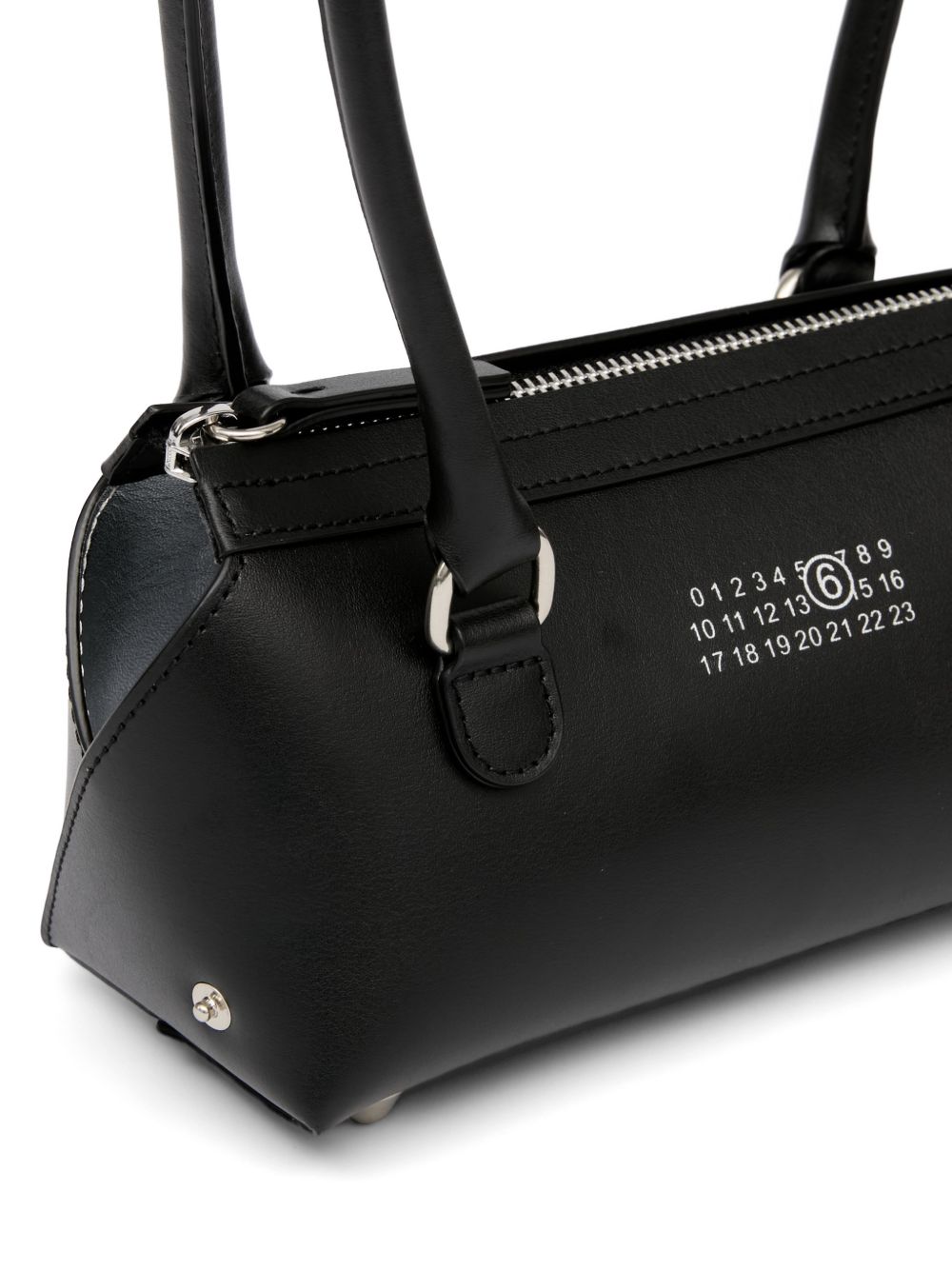 Borsa a spalla bauletto J mini in nero MM6 Maison Margiela - donna 