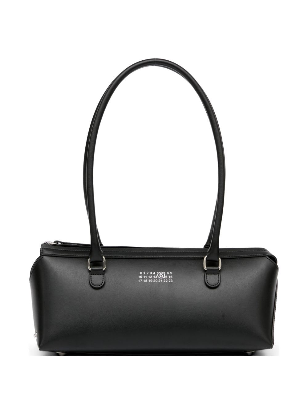 Borsa a spalla bauletto J medium in nero MM6 Maison Margiela - donna 