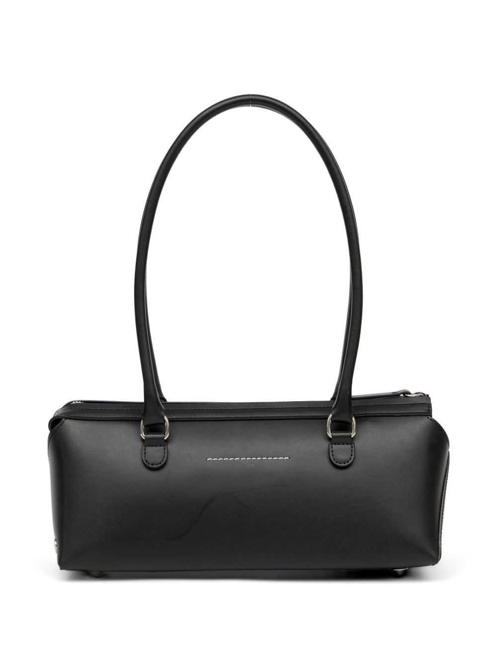 Borsa a spalla bauletto J medium in nero MM6 Maison Margiela - donna 