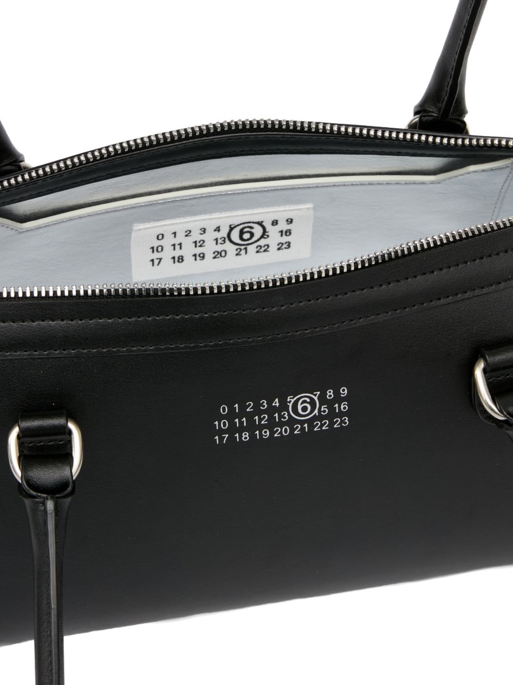 Borsa a spalla bauletto J medium in nero MM6 Maison Margiela - donna 