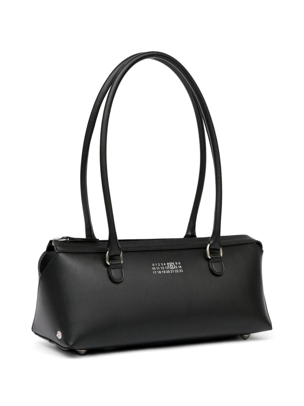 Borsa a spalla bauletto J medium in nero MM6 Maison Margiela - donna 