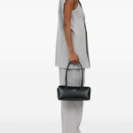 Borsa a spalla bauletto J medium in nero MM6 Maison Margiela - donna 