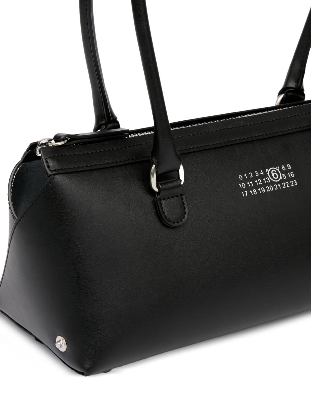 Borsa a spalla bauletto J medium in nero MM6 Maison Margiela - donna 