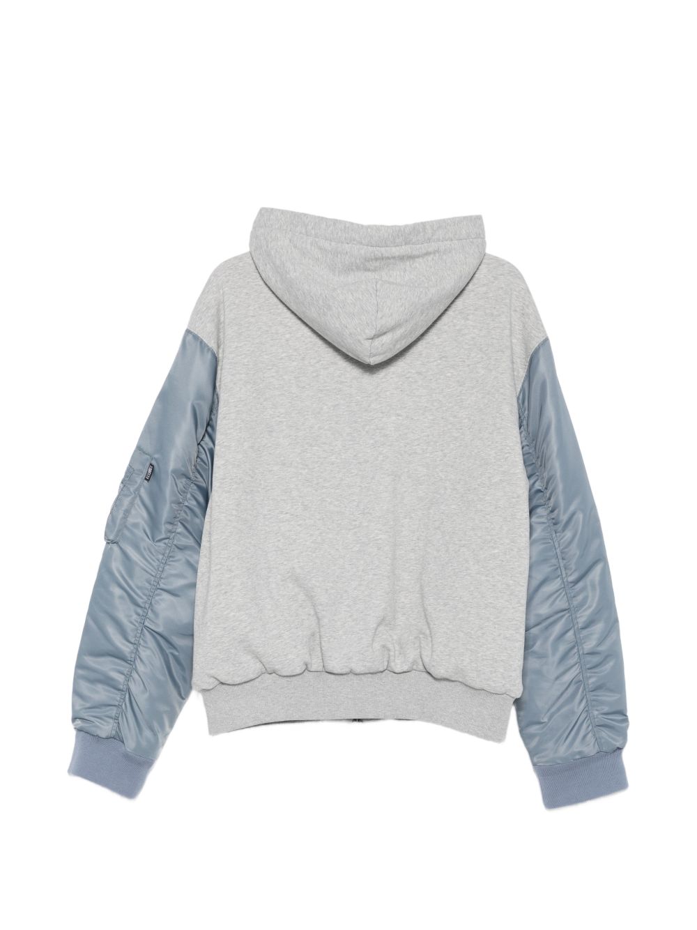 Giacca con cappuccio in grigio e azzurro MM6 MAISON MARGIELA - DONNA 