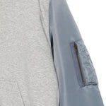 Giacca con cappuccio in grigio e azzurro MM6 MAISON MARGIELA - DONNA 