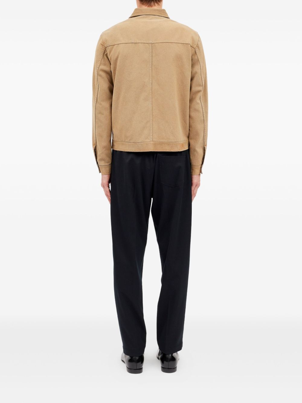 Giacca-camicia con tasche in beige Mm6 maison margiela - uomo 