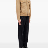 Giacca-camicia con tasche in beige Mm6 maison margiela - uomo 