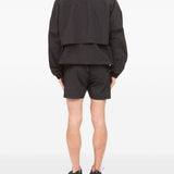 Giacca a vento con zip in nero Mm6 maison margiela - uomo 