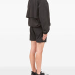 Giacca a vento con zip in nero Mm6 maison margiela - uomo 