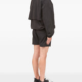 Giacca a vento con zip in nero Mm6 maison margiela - uomo 