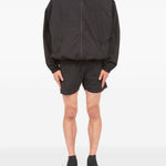 Giacca a vento con zip in nero Mm6 maison margiela - uomo 
