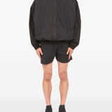 Giacca a vento con zip in nero Mm6 maison margiela - uomo 