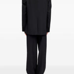 Blazer monopetto in nero MM6 Maison Margiela - uomo 