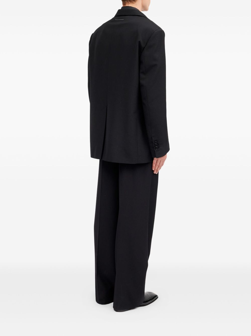 Blazer monopetto in nero MM6 Maison Margiela - uomo 