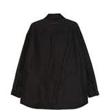 Camicia oversize in nero MM6 Maison Margiela - uomo 