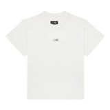 T-shirt girocollo con logo in bianco Mm6 maison margiela - uomo 