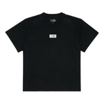 T-shirt girocollo con logo in nero Mm6 maison margiela - uomo 